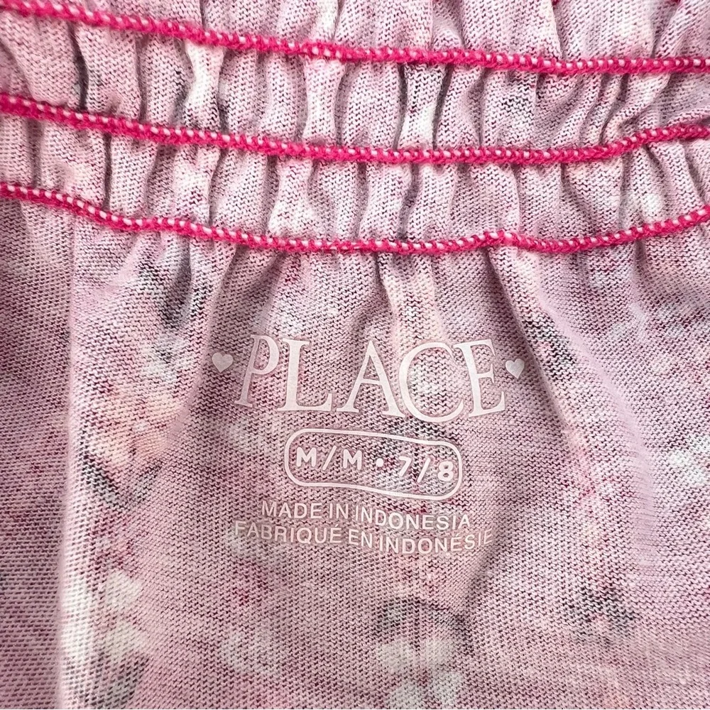 Girls Print‎ Smocked Dress - Pink